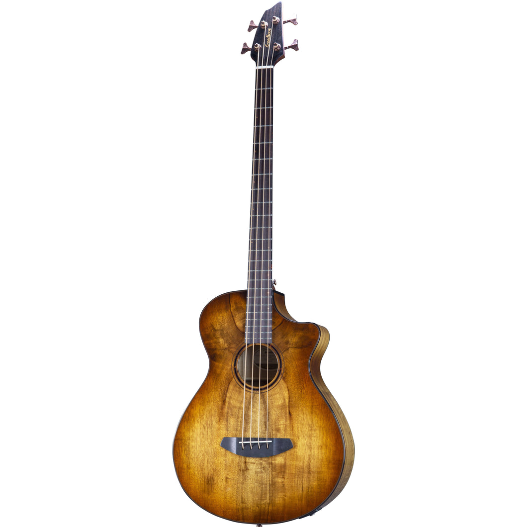 Breedlove ECO Pursuit Exotic S Concerto Amber Bass CE - Myrtlewood