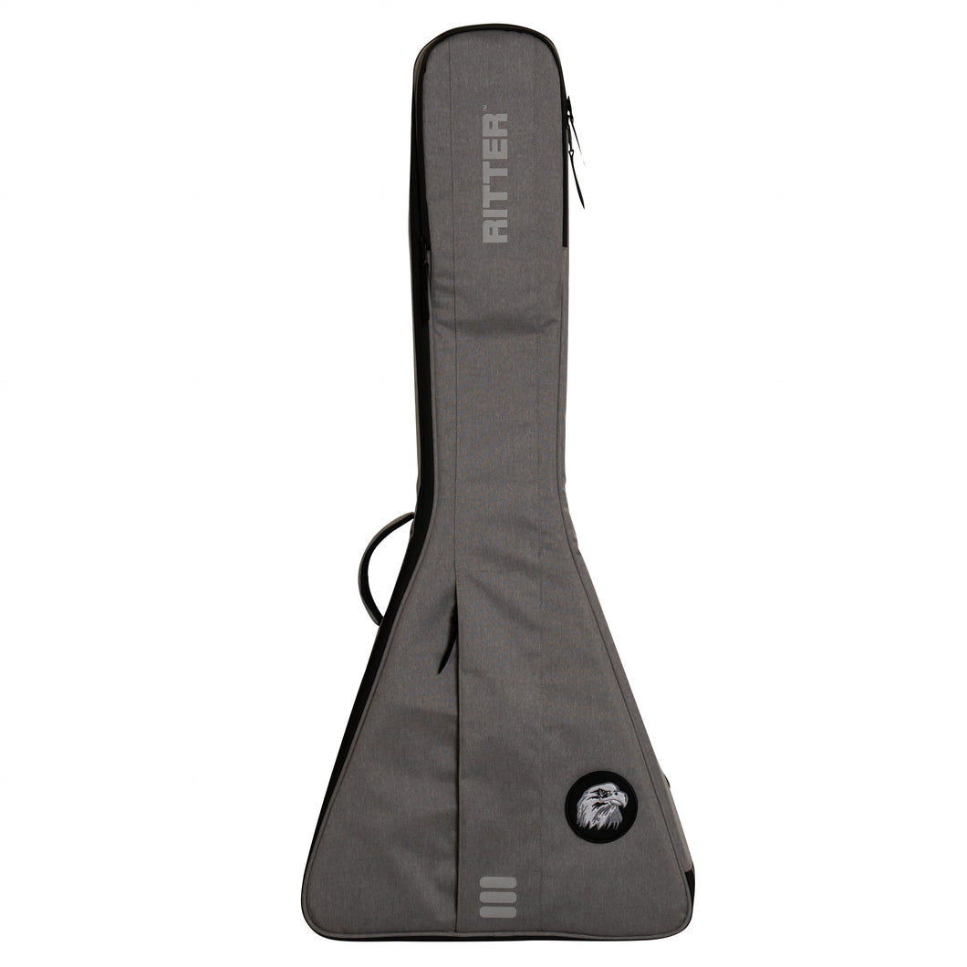 Ritter Carouge V Style Electric Guitar Bag - Elephant Grey (RGC3-V)