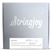Stringjoy Rangers | Super Light Gauge (45-100) 4 String Long Scale Stainless Steel Bass Guitar Strings