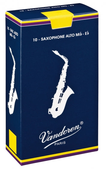 Vandoren Alto Sax Reeds 4 Traditional (10 Box)