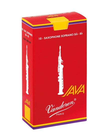 Vandoren Soprano Sax Reeds 4 Java Red (10 Box)