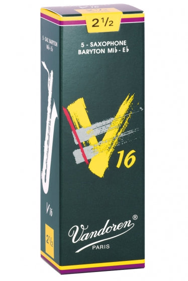Vandoren Baritone Sax Reeds 2.5 V16 (5 Box)