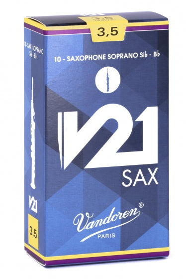 Vandoren Soprano Sax Reeds 3.5 V21 (10 Box)