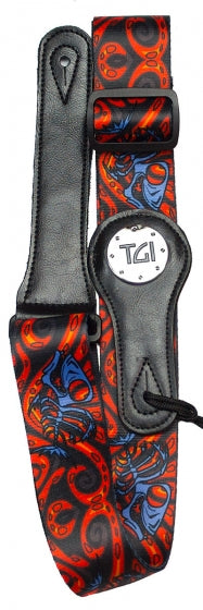 Tgi Guitar Strap Fish Bones