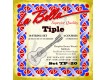 La Bella TP20 Tiple (American) 10-String Set, 4 Courses Plain Steel & Phosphor Bronze Wound - Ball-Ends