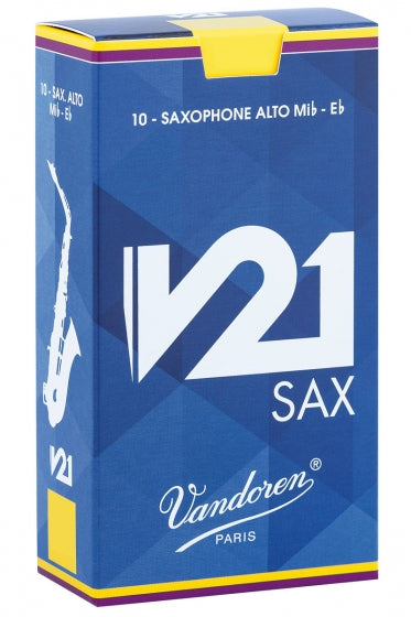 Vandoren Alto Sax Reeds 3 V21 (10 Box)