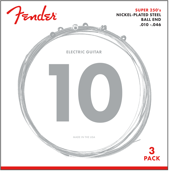 Fender Super 250 10-46 Strings (3 Pack)