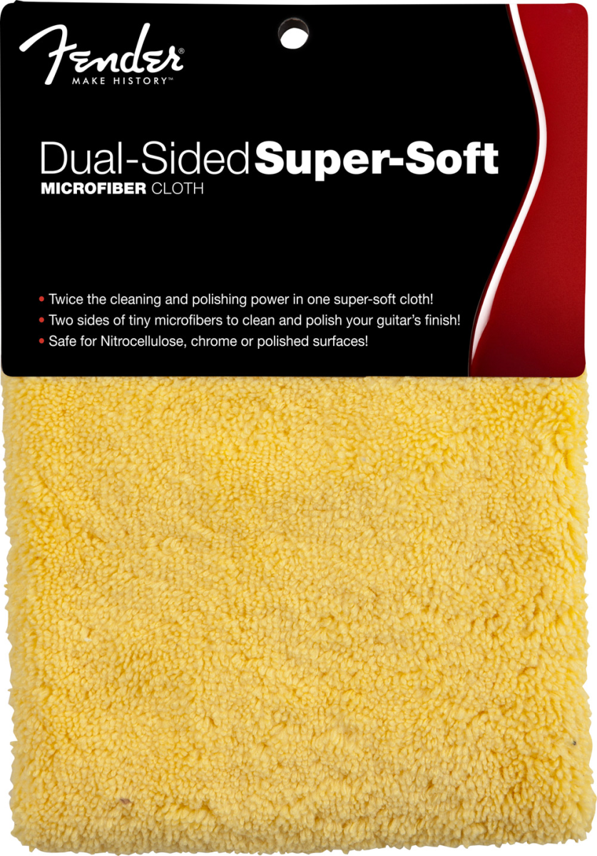 Fender Super Soft Microfiber Cloth Yellow