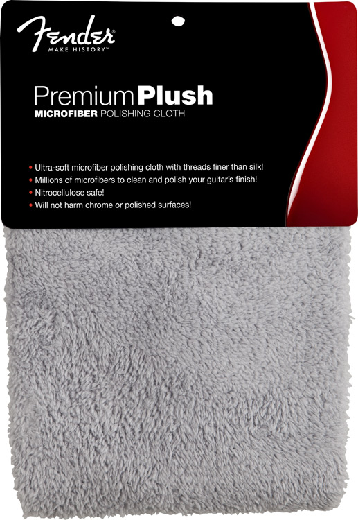 Fender Premium Plush Microfiber Cloth Grey