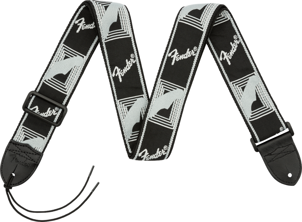 Fender Black/Light Grey/Dark Grey Mono Strap