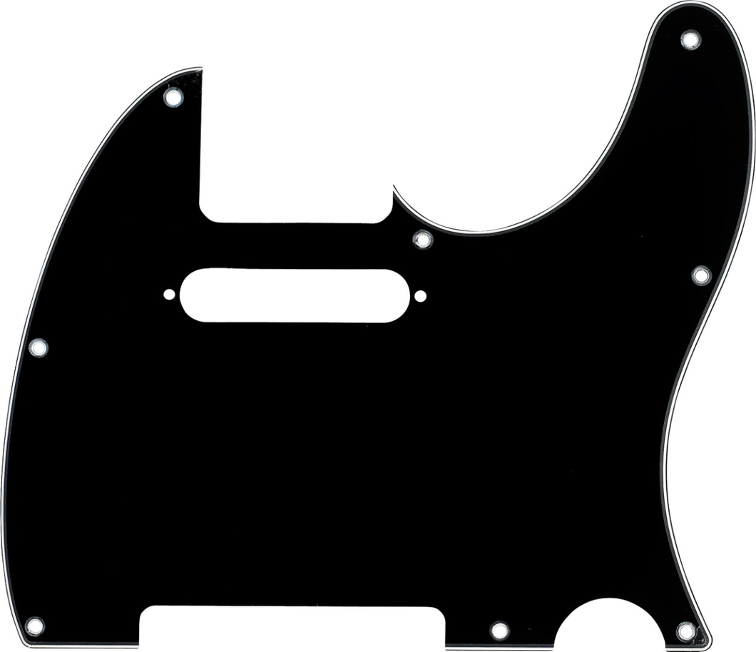 Fender Pickguard Tele B/W/B 8 Hole 3 Ply
