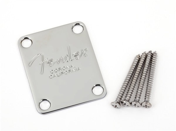 Fender Neck Plate American Standard Bass Chrome