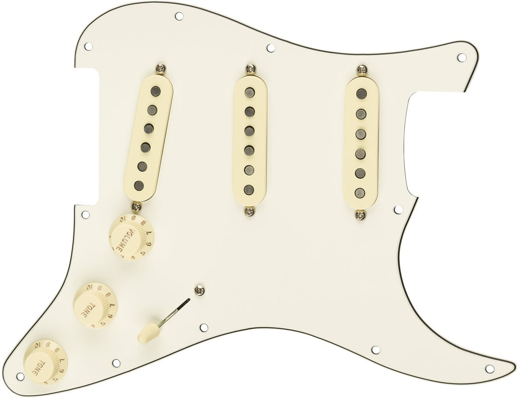 Fender Pre-Wired Pickguard Strat SSS Texas Special W/B/W