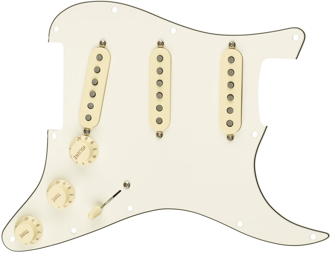 Fender Pre-Wired P Stratocaster SSS TexMex White/Black/White