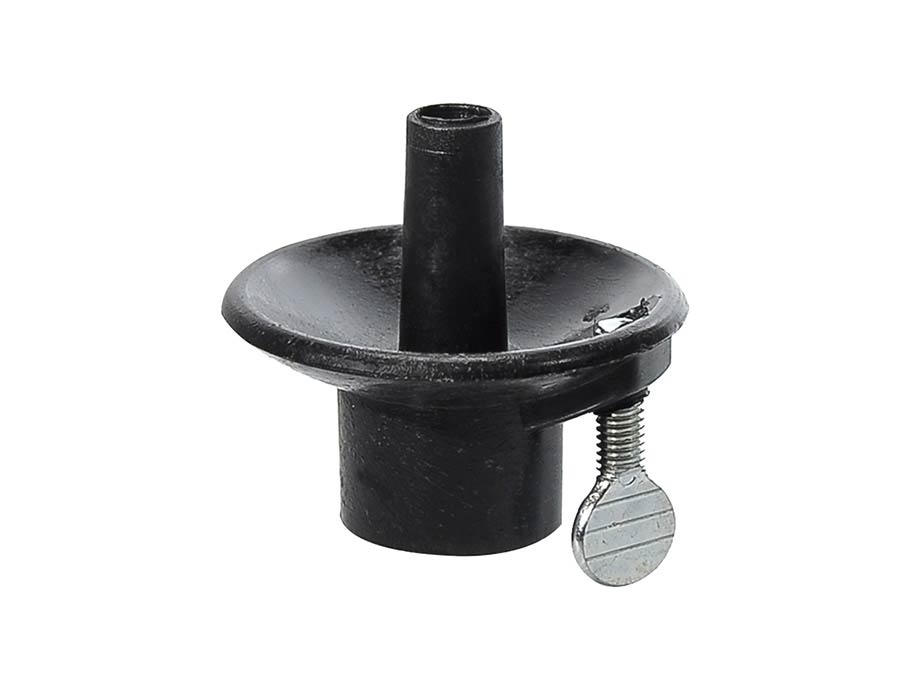 Hi-hat cymbal seat, nylon, with tilt adjust bolt, white