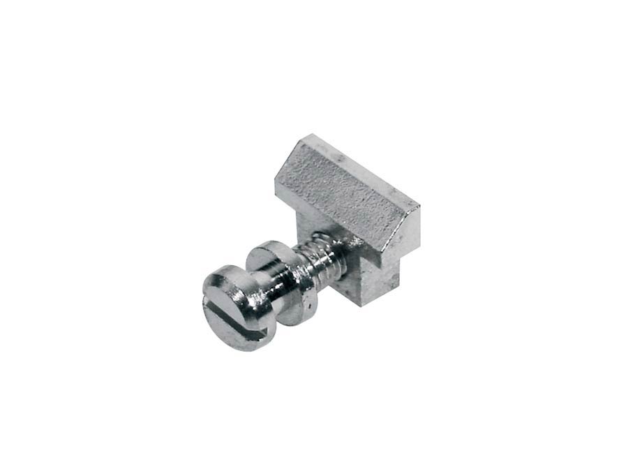 Bridge saddles, metal, nickel, LP-model, with spring and screw, 6-pack