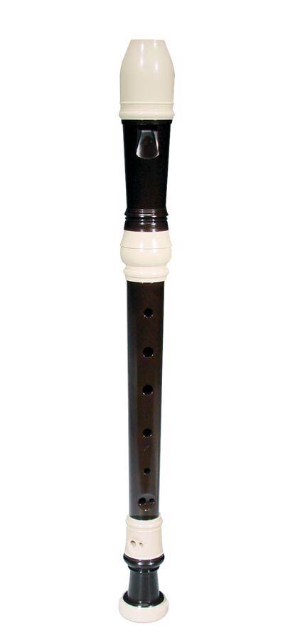 Soprano recorder, key: C, ABS, brown-ivory, Baroque system