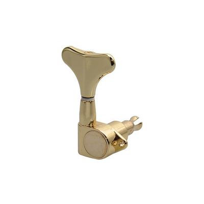 machine heads for bass guitar, die cast, 2x left+2x right, gold