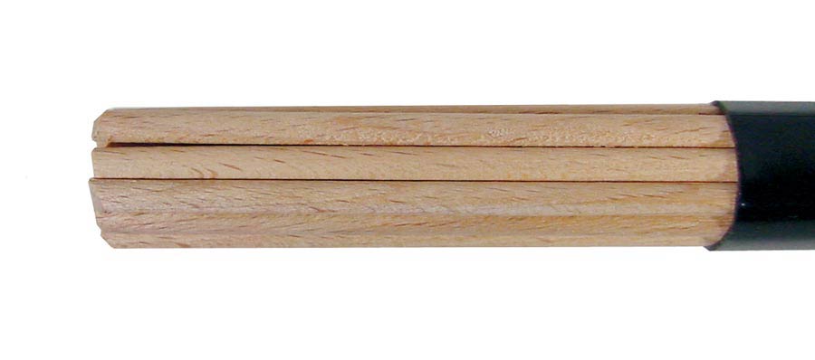 Brushes, wood, pair, beechwood, 18,0 x 400 mm.