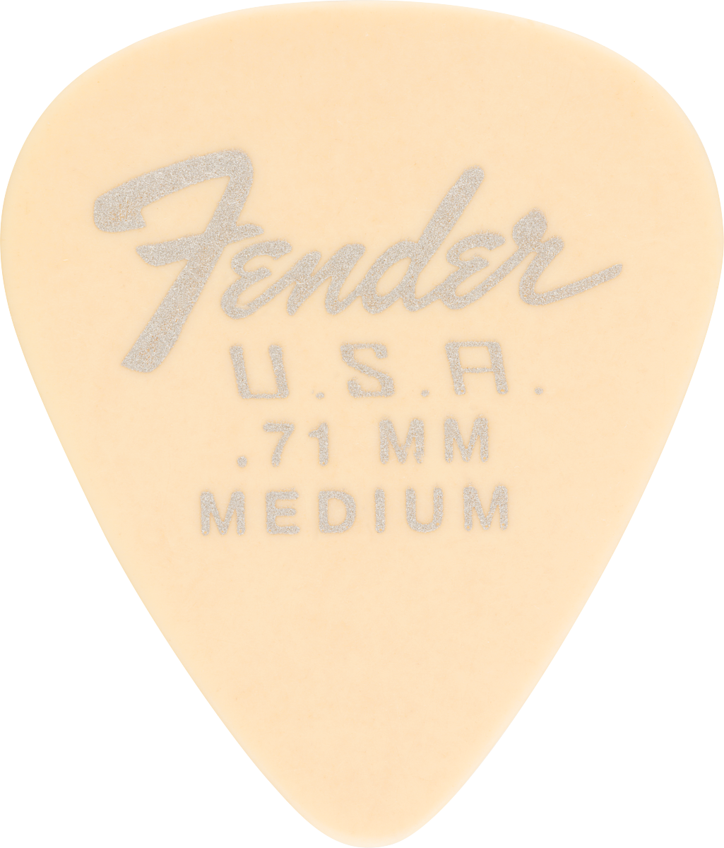 Fender 351 Dura Tone .71 12 Pack Olympic White