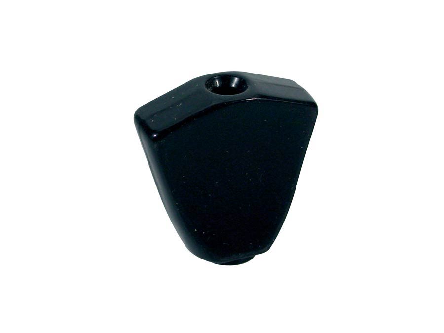 Machine head pegs, metal, bolt-on model, 19x20mm, 6-pack, black