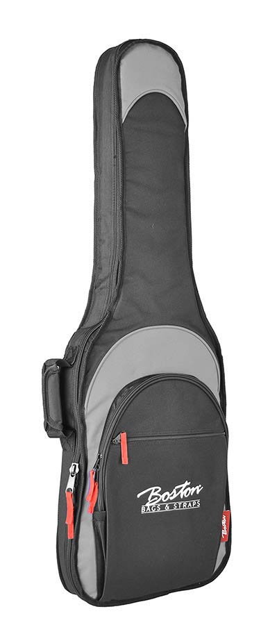 Super Packer Gig bag for electric guitar, 25 mm. padding, multiple pockets, black and grey