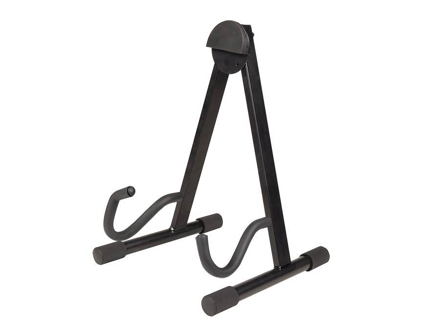 Semi-foldable stand, A-model, metal, black, for electric guitar