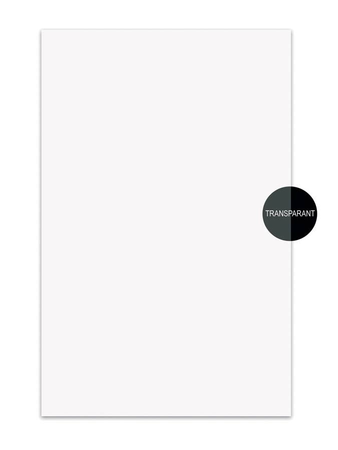 Pickguard material, 1 ply, 45x29cm, p.c. transparent