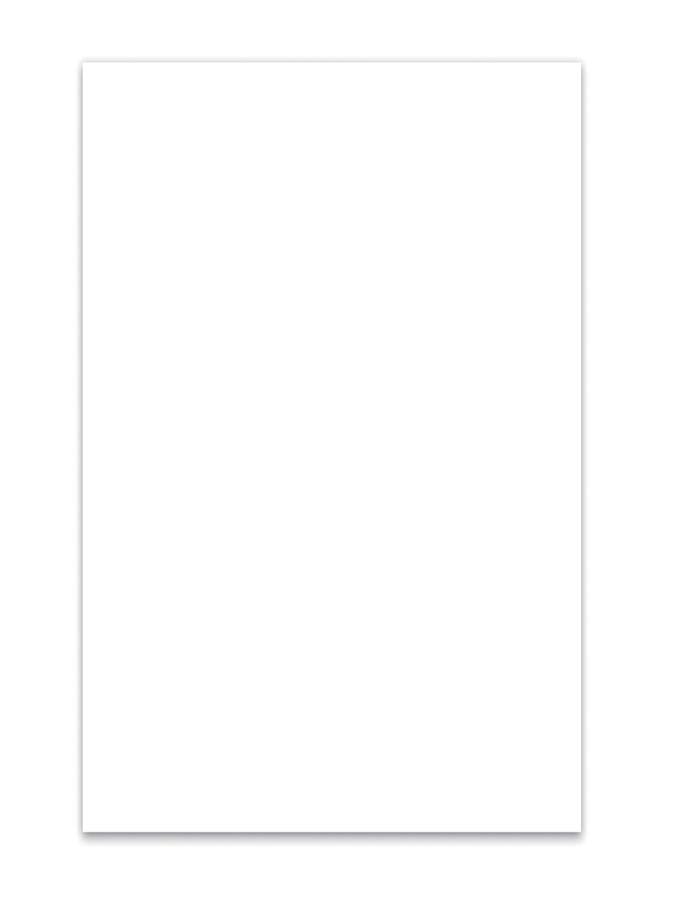 Pickguard material, 3 ply, 45x29cm, white