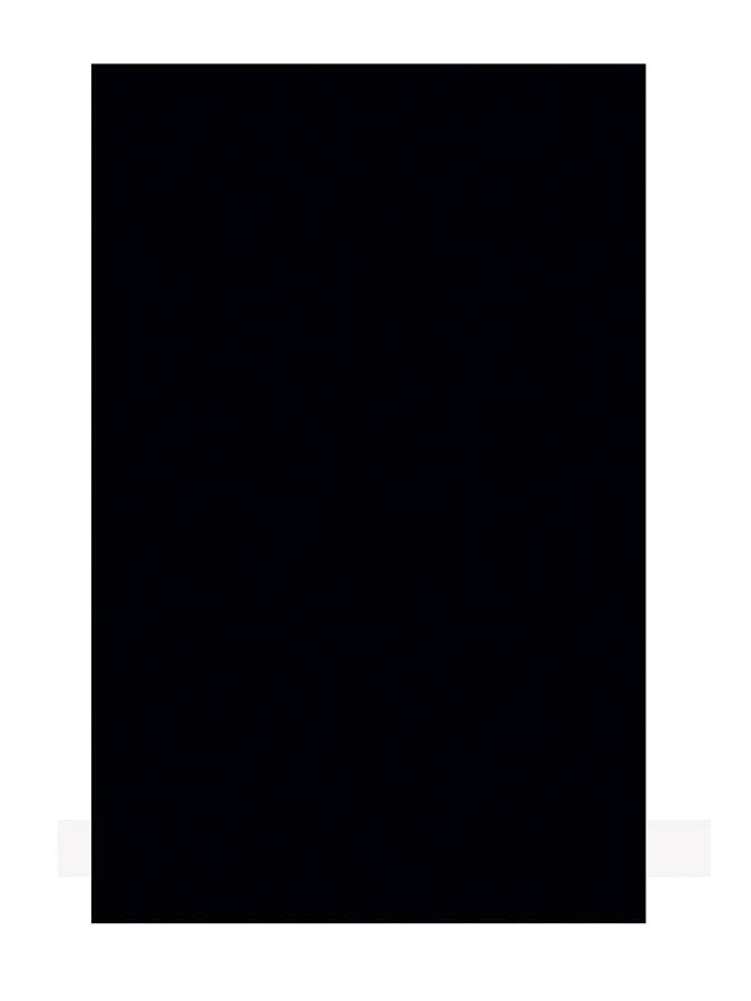 Pickguard material, 4 ply, 45x29cm, black