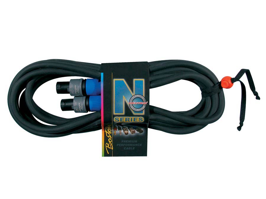 N-Series Speaker cable, speakon-speakon 2 x 1,5mm, Neutrik connectors, 10 meter