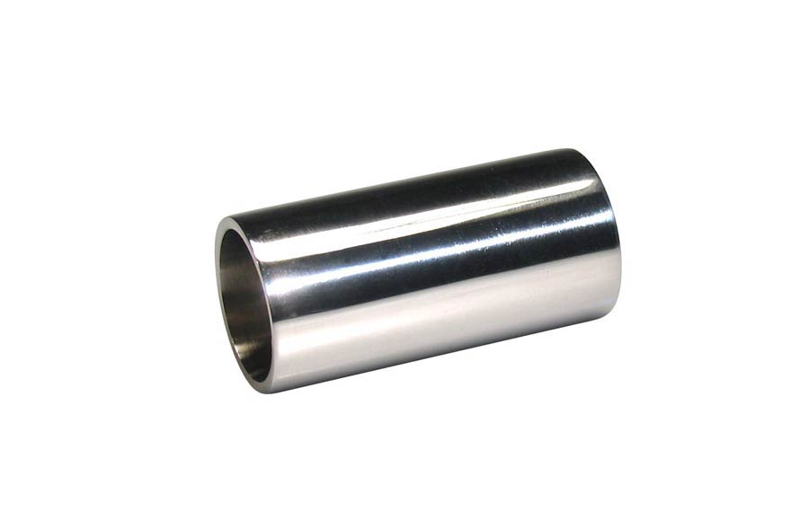 Metal slide, chrome, 21x25x51 mm.