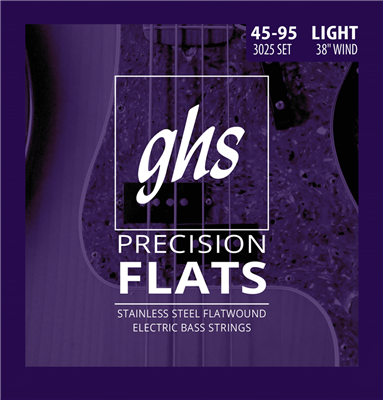 Ghs Bass Flatwound Long + Light 45-95