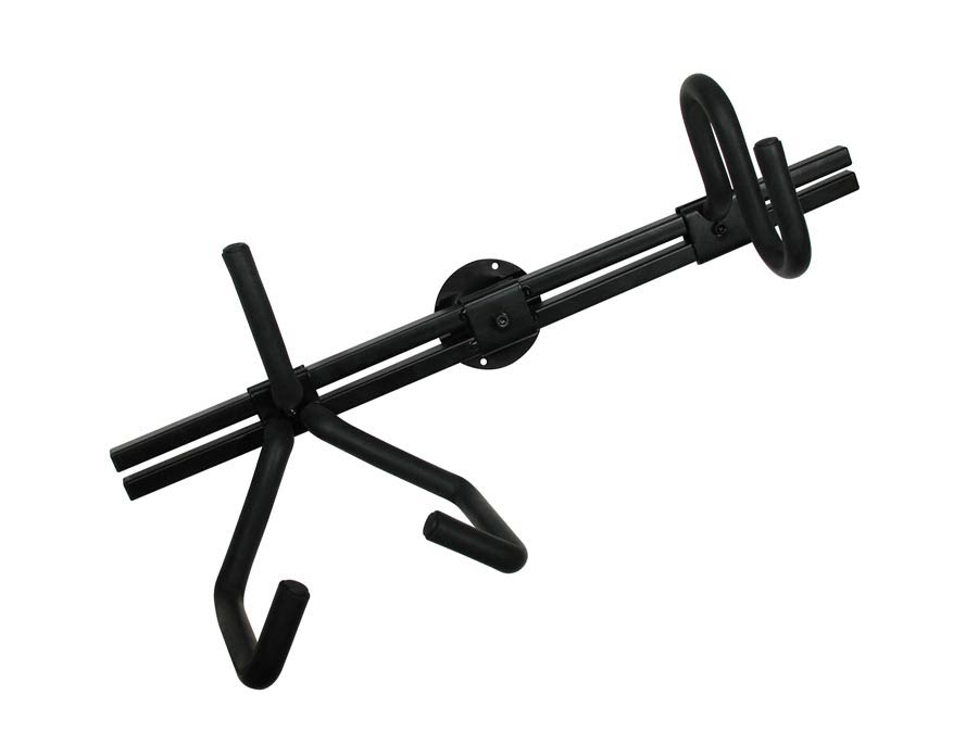 Wall mounted stand for acoustic guitar, horizontal position