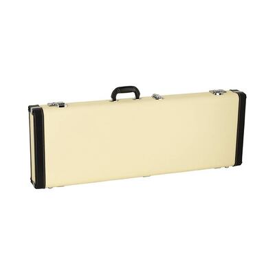 Boston California Series electric guitar case blonde tolex + black leatheroid