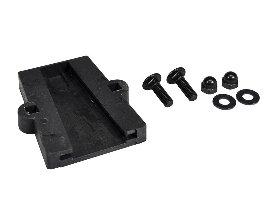 Spare part, sheet holder rail, black nylon