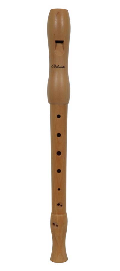 soprano recorder, key: C, German fingering, 2-piece, double holes