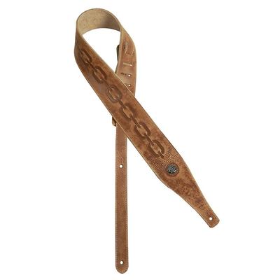 Gaucho Buffalo 1V series light brown guitar strap