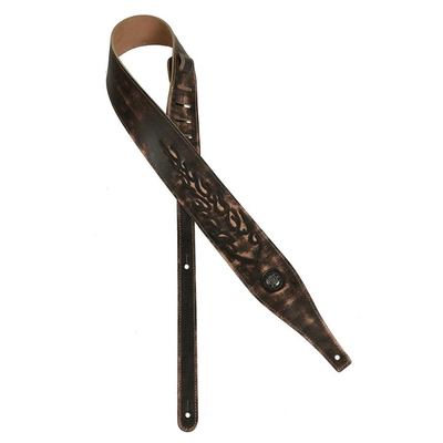 Gaucho Buffalo V series dark brown guitar strap