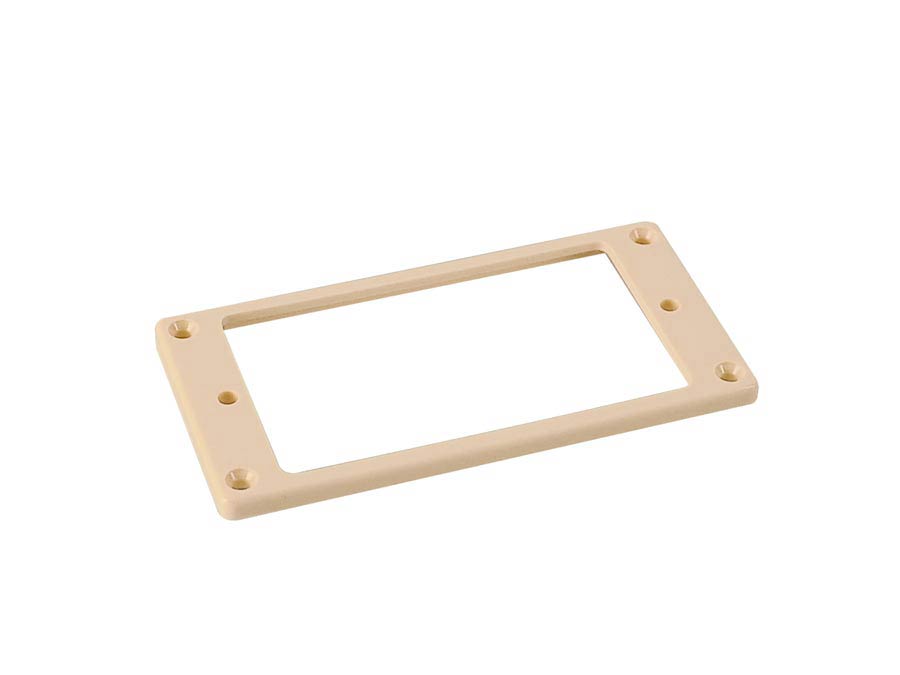 Humbucker frame, flat bottom slanted top, 3x5mm, ivory