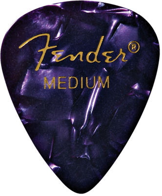 Fender 351 Premium Medium Purple Moto Pick X 12