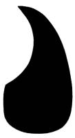 D'Andrea Acoustic Pickguard - Small Black