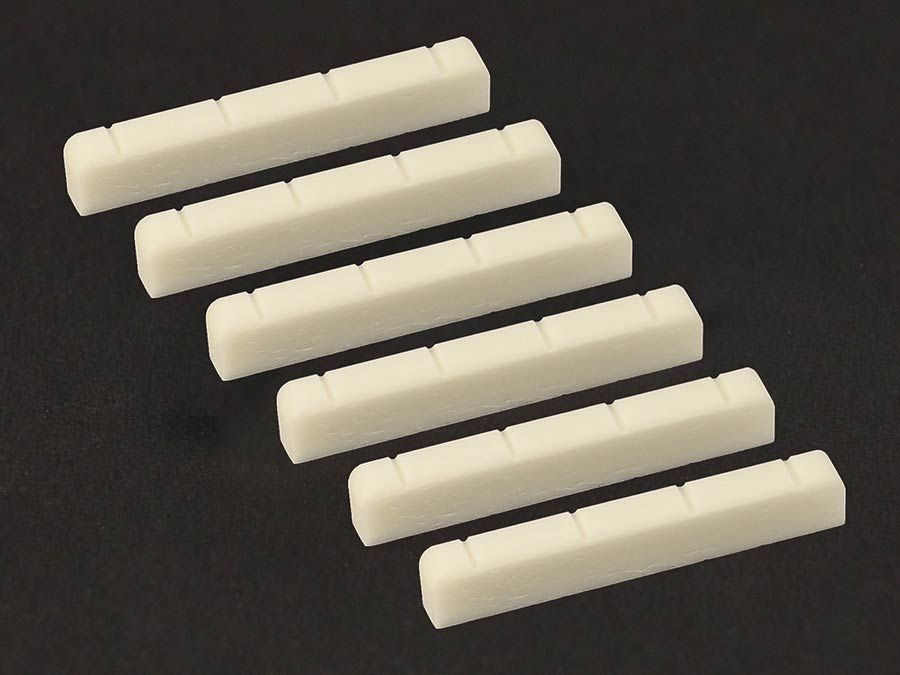 Performer Series Genuine replacement part, bone nut for soprano/concert ukulele, 36x3,5mm, 6 pieces