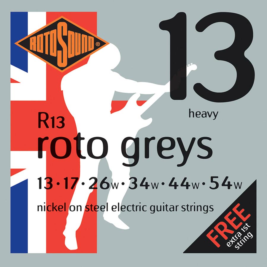 R13 Rotosound Roto string set electric nickel wound 13-54