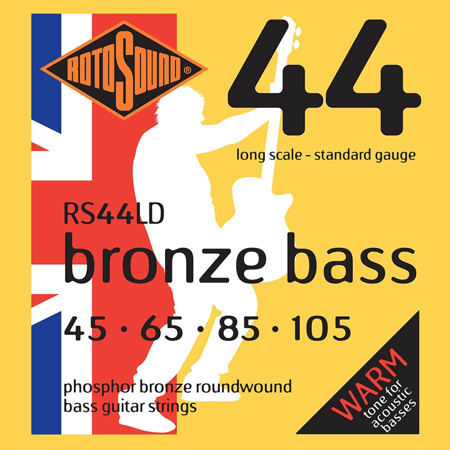 RS44LD Rotosound Bronze Bass 44 string set acoustic bass phosphor bronze 45-105