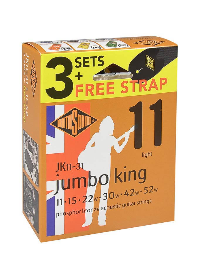 JK11-31 phosphor bronze x 3 sets plus 1 strap