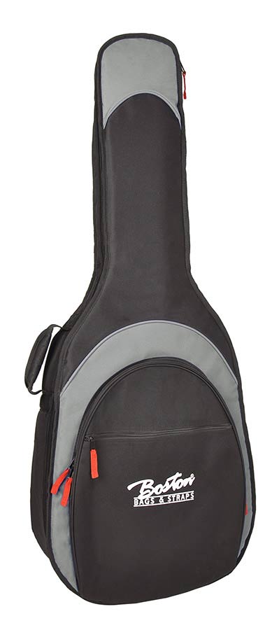 Super Packer Gig bag for classic guitar, 15 mm. padding, multiple pockets, black and grey