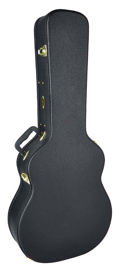 Standard Series Case for jumbo-model acoustic guitar, wood, shaped model