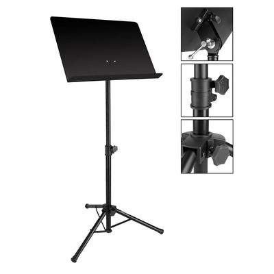 Boston metal music stand black solid desk