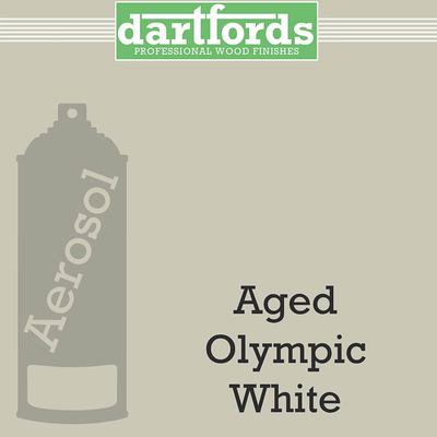 dartfords Nitrocellulose Paint Aged Olympic White - 400ml aerosol